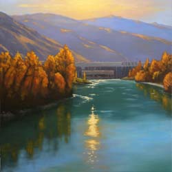 02 230417 Clutha River below the Clyde Dam 102102