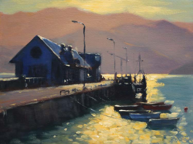 09 230325 Evening, Akaroa Wharf 4030