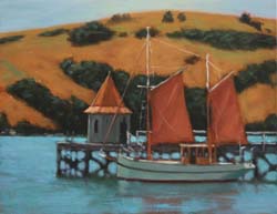 06 230325 Fox II at Daly's Bay Wharf 4535