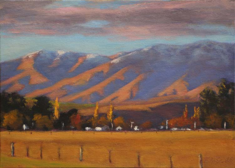 12 210927 Evening Light on the Hawkdun Range 3525