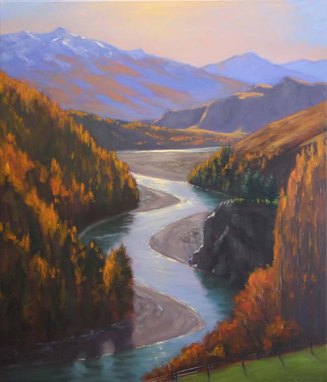 210927 Coronet Peak and the Shotover River 90105