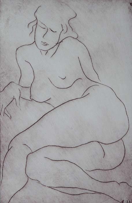 131210a Female Nude Study